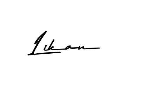 The best way (Asem Kandis PERSONAL USE) to make a short signature is to pick only two or three words in your name. The name Likan include a total of six letters. For converting this name. Likan signature style 9 images and pictures png