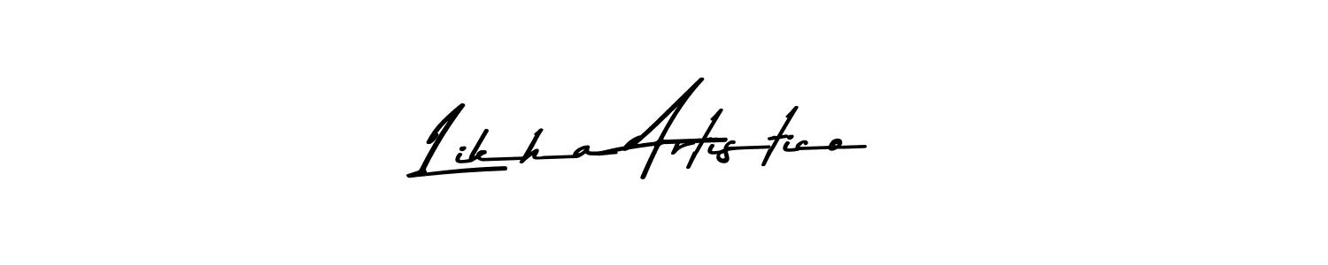 Also we have Likha Artistico name is the best signature style. Create professional handwritten signature collection using Asem Kandis PERSONAL USE autograph style. Likha Artistico signature style 9 images and pictures png