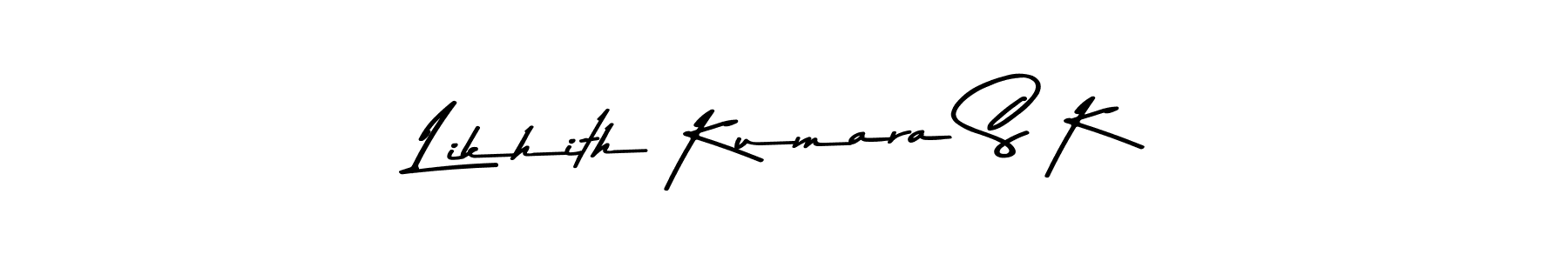 Best and Professional Signature Style for Likhith Kumara S K. Asem Kandis PERSONAL USE Best Signature Style Collection. Likhith Kumara S K signature style 9 images and pictures png