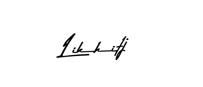 Likhitj stylish signature style. Best Handwritten Sign (Asem Kandis PERSONAL USE) for my name. Handwritten Signature Collection Ideas for my name Likhitj. Likhitj signature style 9 images and pictures png