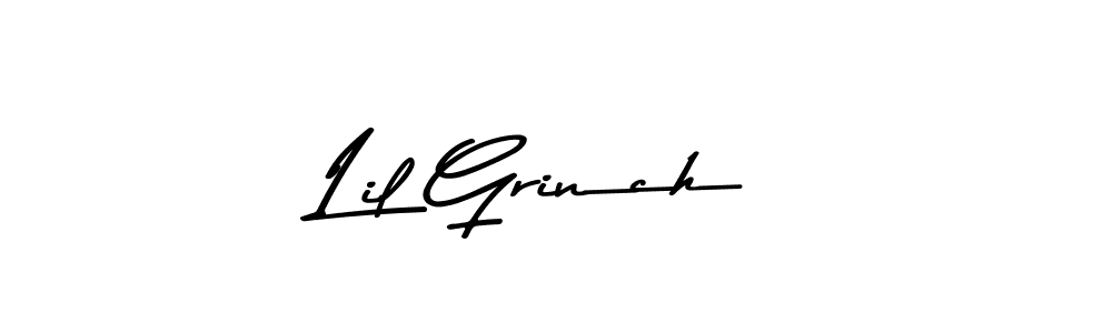 The best way (Asem Kandis PERSONAL USE) to make a short signature is to pick only two or three words in your name. The name Lil Grinch include a total of six letters. For converting this name. Lil Grinch signature style 9 images and pictures png