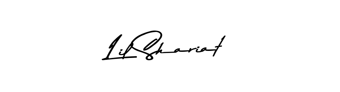 Also we have Lil Shariat name is the best signature style. Create professional handwritten signature collection using Asem Kandis PERSONAL USE autograph style. Lil Shariat signature style 9 images and pictures png
