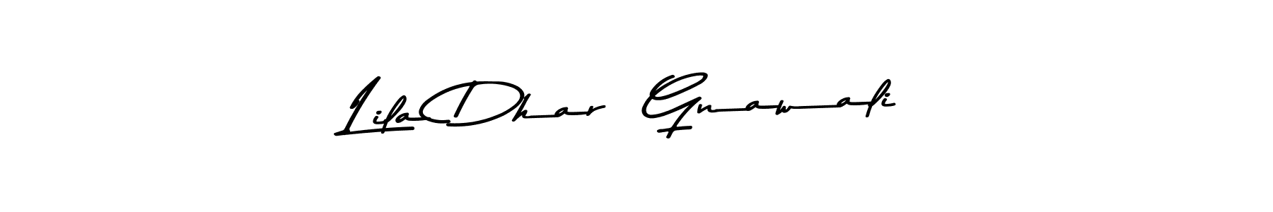 Lila Dhar  Gnawali stylish signature style. Best Handwritten Sign (Asem Kandis PERSONAL USE) for my name. Handwritten Signature Collection Ideas for my name Lila Dhar  Gnawali. Lila Dhar  Gnawali signature style 9 images and pictures png