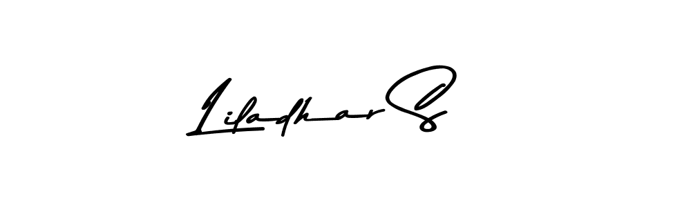 How to make Liladhar S signature? Asem Kandis PERSONAL USE is a professional autograph style. Create handwritten signature for Liladhar S name. Liladhar S signature style 9 images and pictures png