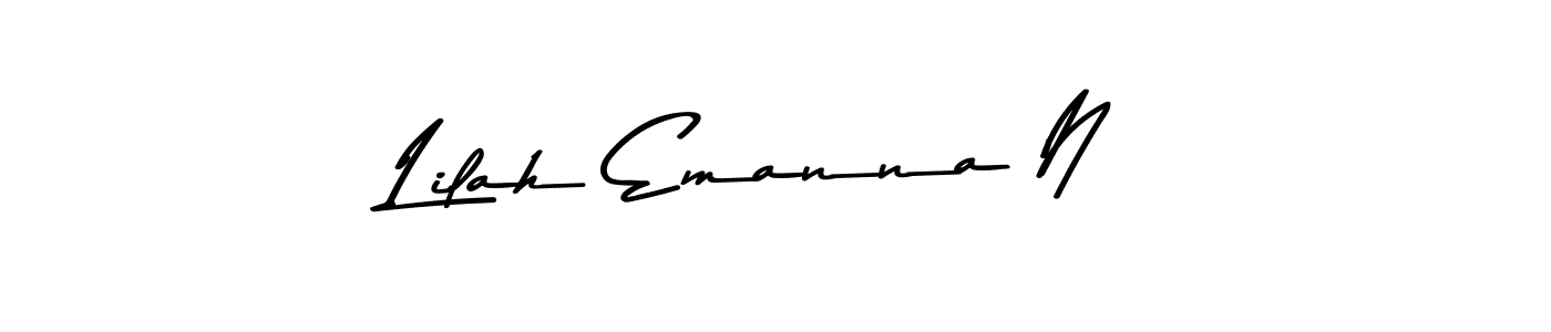 It looks lik you need a new signature style for name Lilah Emanna N. Design unique handwritten (Asem Kandis PERSONAL USE) signature with our free signature maker in just a few clicks. Lilah Emanna N signature style 9 images and pictures png