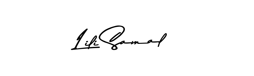 Check out images of Autograph of Lili Samal name. Actor Lili Samal Signature Style. Asem Kandis PERSONAL USE is a professional sign style online. Lili Samal signature style 9 images and pictures png