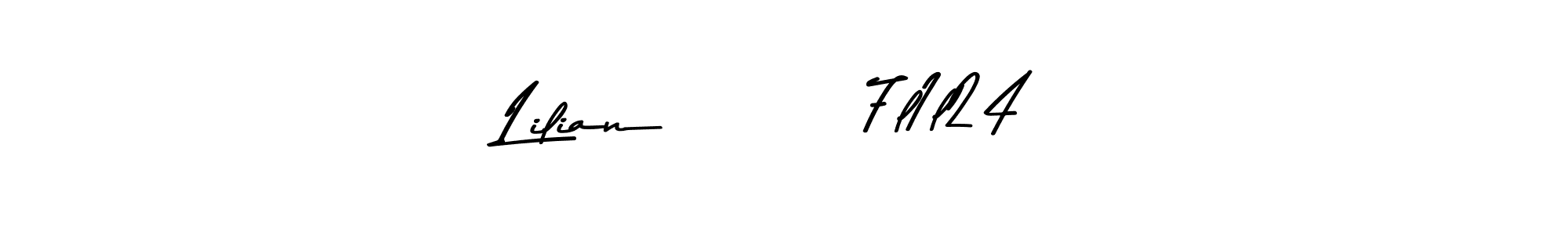 You can use this online signature creator to create a handwritten signature for the name Lilian        7l1l24. This is the best online autograph maker. Lilian        7l1l24 signature style 9 images and pictures png