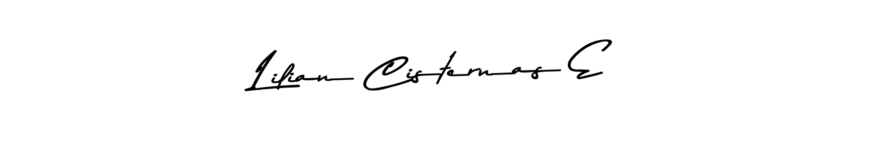 This is the best signature style for the Lilian Cisternas E name. Also you like these signature font (Asem Kandis PERSONAL USE). Mix name signature. Lilian Cisternas E signature style 9 images and pictures png