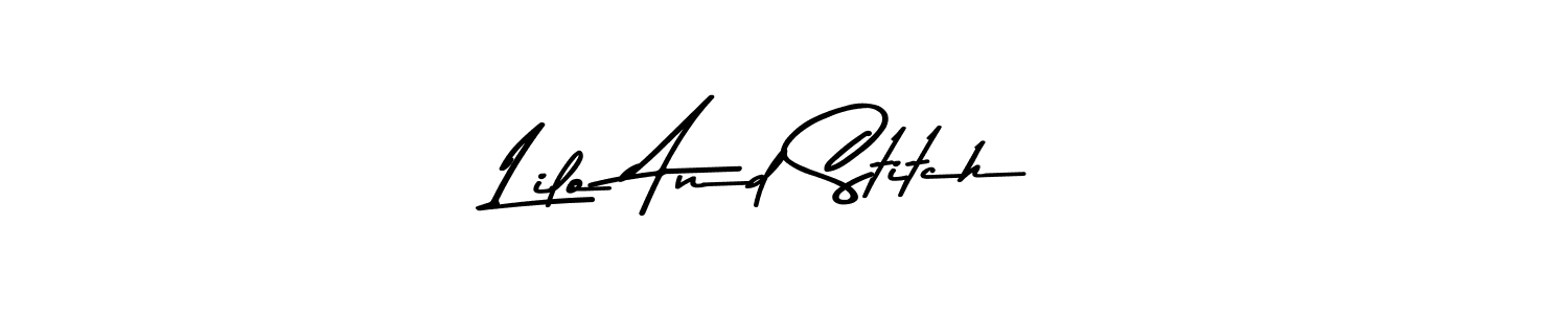 The best way (Asem Kandis PERSONAL USE) to make a short signature is to pick only two or three words in your name. The name Lilo And Stitch include a total of six letters. For converting this name. Lilo And Stitch signature style 9 images and pictures png