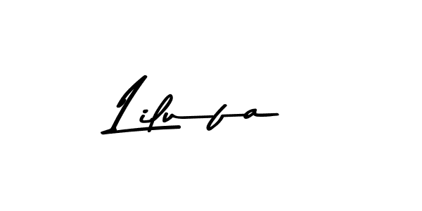 How to make Lilufa signature? Asem Kandis PERSONAL USE is a professional autograph style. Create handwritten signature for Lilufa name. Lilufa signature style 9 images and pictures png