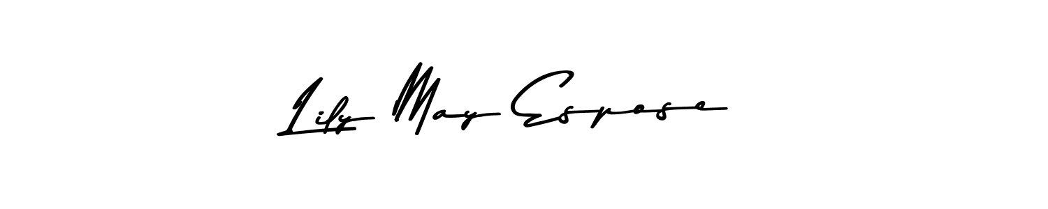Similarly Asem Kandis PERSONAL USE is the best handwritten signature design. Signature creator online .You can use it as an online autograph creator for name Lily May Espose. Lily May Espose signature style 9 images and pictures png