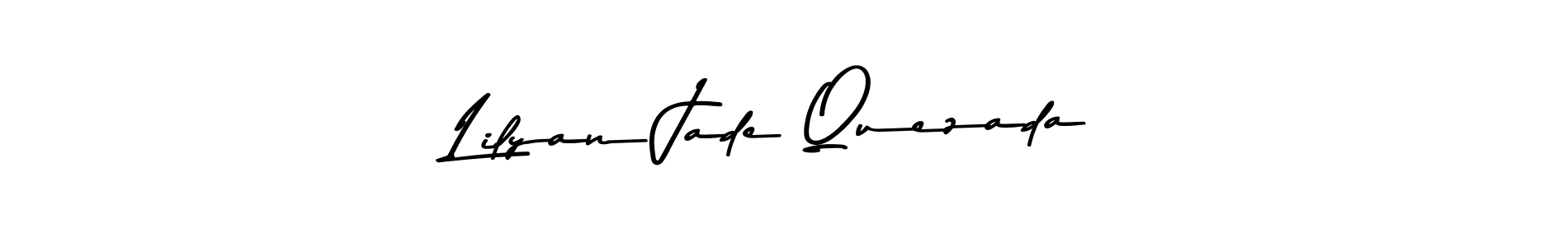if you are searching for the best signature style for your name Lilyan Jade Quezada. so please give up your signature search. here we have designed multiple signature styles  using Asem Kandis PERSONAL USE. Lilyan Jade Quezada signature style 9 images and pictures png
