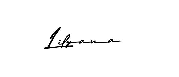 Also we have Lilyana name is the best signature style. Create professional handwritten signature collection using Asem Kandis PERSONAL USE autograph style. Lilyana signature style 9 images and pictures png