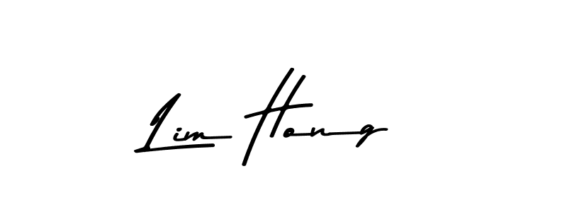 Make a beautiful signature design for name Lim Hong. With this signature (Asem Kandis PERSONAL USE) style, you can create a handwritten signature for free. Lim Hong signature style 9 images and pictures png