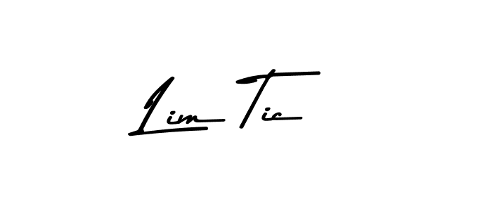 Design your own signature with our free online signature maker. With this signature software, you can create a handwritten (Asem Kandis PERSONAL USE) signature for name Lim Tic. Lim Tic signature style 9 images and pictures png