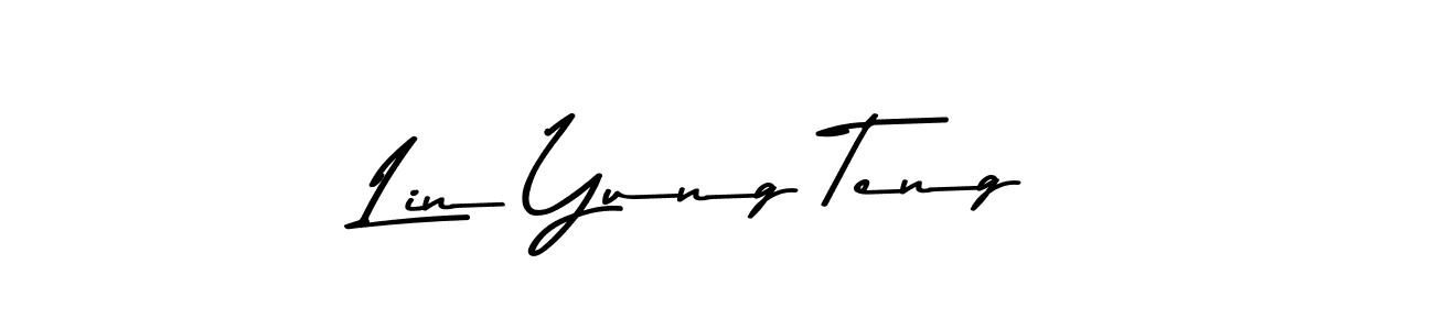 The best way (Asem Kandis PERSONAL USE) to make a short signature is to pick only two or three words in your name. The name Lin Yung Teng include a total of six letters. For converting this name. Lin Yung Teng signature style 9 images and pictures png