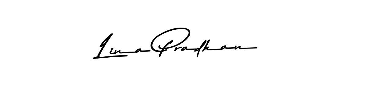 Make a short Lina Pradhan signature style. Manage your documents anywhere anytime using Asem Kandis PERSONAL USE. Create and add eSignatures, submit forms, share and send files easily. Lina Pradhan signature style 9 images and pictures png