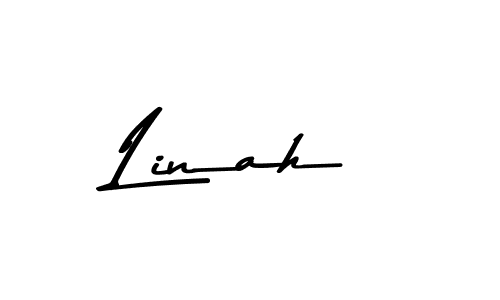 Linah stylish signature style. Best Handwritten Sign (Asem Kandis PERSONAL USE) for my name. Handwritten Signature Collection Ideas for my name Linah. Linah signature style 9 images and pictures png