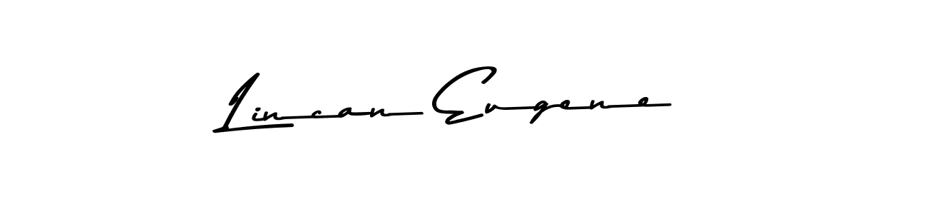 It looks lik you need a new signature style for name Lincan Eugene. Design unique handwritten (Asem Kandis PERSONAL USE) signature with our free signature maker in just a few clicks. Lincan Eugene signature style 9 images and pictures png