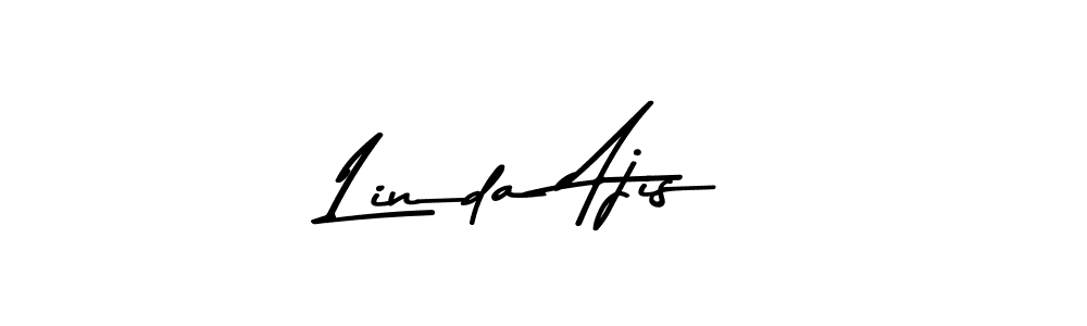 Here are the top 10 professional signature styles for the name Linda Ajis. These are the best autograph styles you can use for your name. Linda Ajis signature style 9 images and pictures png