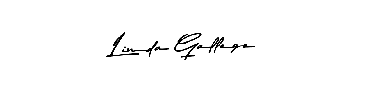 Design your own signature with our free online signature maker. With this signature software, you can create a handwritten (Asem Kandis PERSONAL USE) signature for name Linda Gallego. Linda Gallego signature style 9 images and pictures png