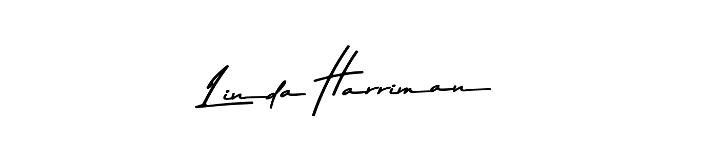 Linda Harriman stylish signature style. Best Handwritten Sign (Asem Kandis PERSONAL USE) for my name. Handwritten Signature Collection Ideas for my name Linda Harriman. Linda Harriman signature style 9 images and pictures png