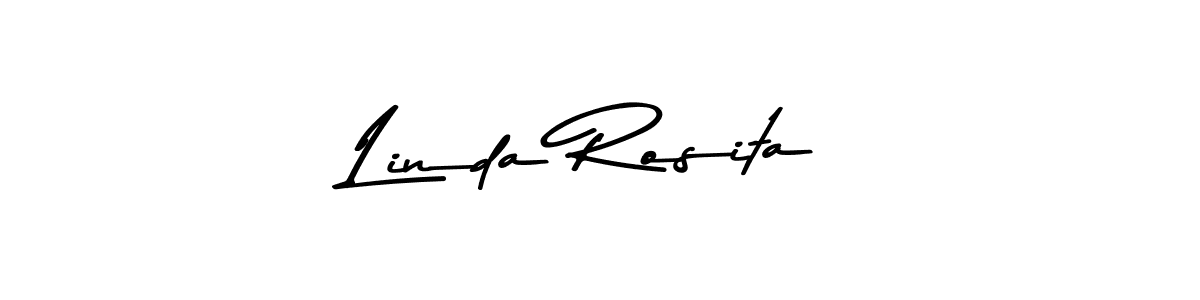 Use a signature maker to create a handwritten signature online. With this signature software, you can design (Asem Kandis PERSONAL USE) your own signature for name Linda Rosita. Linda Rosita signature style 9 images and pictures png