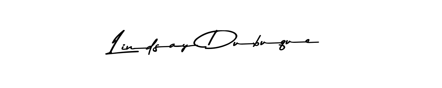 Lindsay Dubuque stylish signature style. Best Handwritten Sign (Asem Kandis PERSONAL USE) for my name. Handwritten Signature Collection Ideas for my name Lindsay Dubuque. Lindsay Dubuque signature style 9 images and pictures png