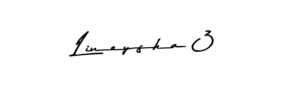 Create a beautiful signature design for name Lineysha<3. With this signature (Asem Kandis PERSONAL USE) fonts, you can make a handwritten signature for free. Lineysha<3 signature style 9 images and pictures png