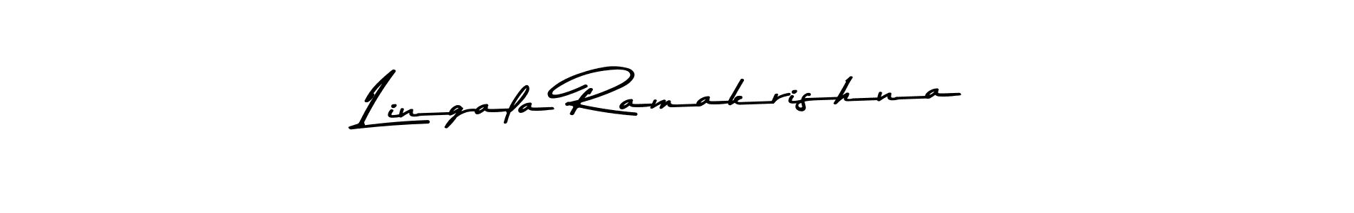 Lingala Ramakrishna stylish signature style. Best Handwritten Sign (Asem Kandis PERSONAL USE) for my name. Handwritten Signature Collection Ideas for my name Lingala Ramakrishna. Lingala Ramakrishna signature style 9 images and pictures png