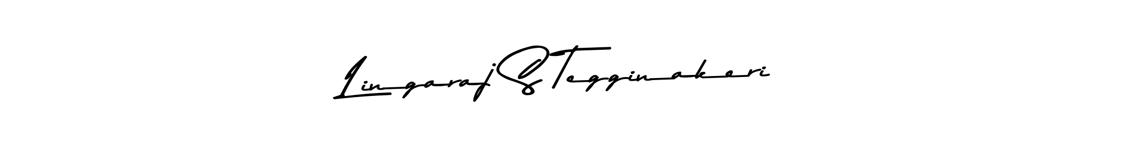 Create a beautiful signature design for name Lingaraj S Tegginakeri. With this signature (Asem Kandis PERSONAL USE) fonts, you can make a handwritten signature for free. Lingaraj S Tegginakeri signature style 9 images and pictures png