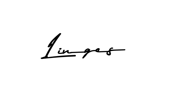 Also we have Linges name is the best signature style. Create professional handwritten signature collection using Asem Kandis PERSONAL USE autograph style. Linges signature style 9 images and pictures png