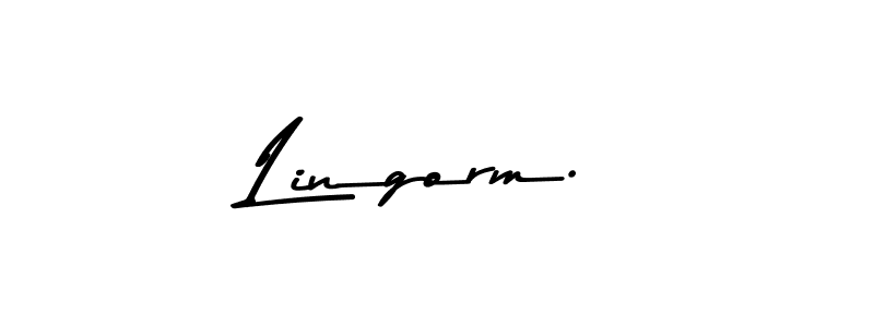 Make a beautiful signature design for name Lingorm.. With this signature (Asem Kandis PERSONAL USE) style, you can create a handwritten signature for free. Lingorm. signature style 9 images and pictures png