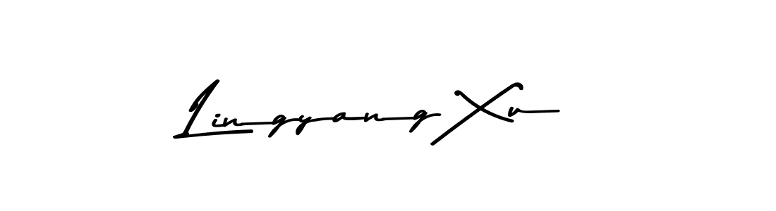 How to make Lingyang Xu name signature. Use Asem Kandis PERSONAL USE style for creating short signs online. This is the latest handwritten sign. Lingyang Xu signature style 9 images and pictures png