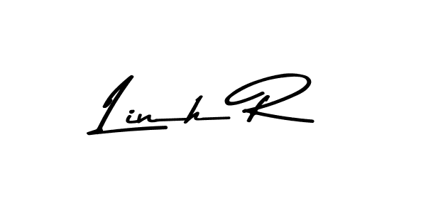 The best way (Asem Kandis PERSONAL USE) to make a short signature is to pick only two or three words in your name. The name Linh R include a total of six letters. For converting this name. Linh R signature style 9 images and pictures png