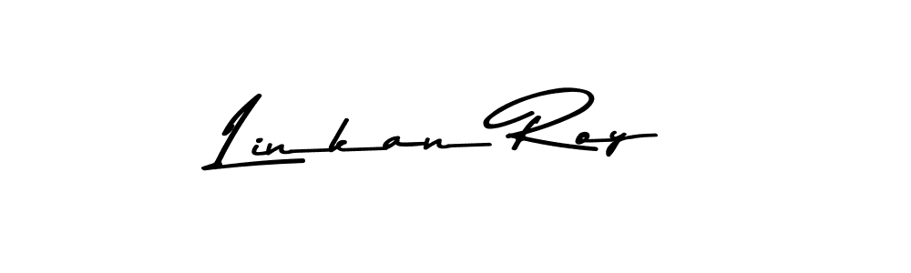 Use a signature maker to create a handwritten signature online. With this signature software, you can design (Asem Kandis PERSONAL USE) your own signature for name Linkan Roy. Linkan Roy signature style 9 images and pictures png