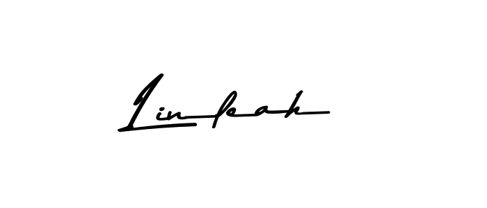 How to Draw Linleah signature style? Asem Kandis PERSONAL USE is a latest design signature styles for name Linleah. Linleah signature style 9 images and pictures png