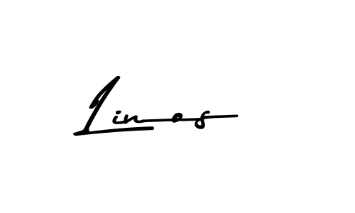 Design your own signature with our free online signature maker. With this signature software, you can create a handwritten (Asem Kandis PERSONAL USE) signature for name Linos. Linos signature style 9 images and pictures png