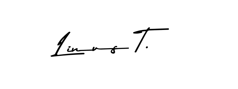 Use a signature maker to create a handwritten signature online. With this signature software, you can design (Asem Kandis PERSONAL USE) your own signature for name Linus T.. Linus T. signature style 9 images and pictures png