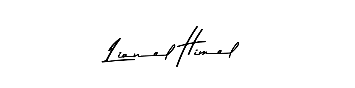 Create a beautiful signature design for name Lionel Himel. With this signature (Asem Kandis PERSONAL USE) fonts, you can make a handwritten signature for free. Lionel Himel signature style 9 images and pictures png