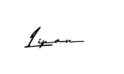 How to make Lipan name signature. Use Asem Kandis PERSONAL USE style for creating short signs online. This is the latest handwritten sign. Lipan signature style 9 images and pictures png