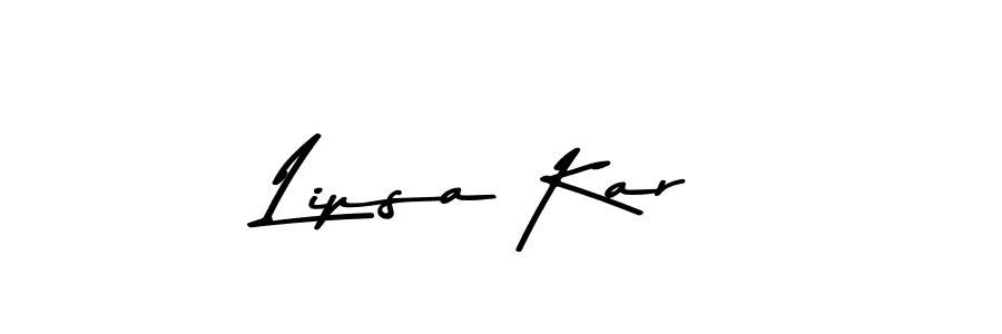 Lipsa Kar stylish signature style. Best Handwritten Sign (Asem Kandis PERSONAL USE) for my name. Handwritten Signature Collection Ideas for my name Lipsa Kar. Lipsa Kar signature style 9 images and pictures png