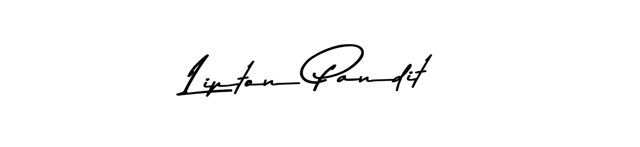 Similarly Asem Kandis PERSONAL USE is the best handwritten signature design. Signature creator online .You can use it as an online autograph creator for name Lipton Pandit. Lipton Pandit signature style 9 images and pictures png