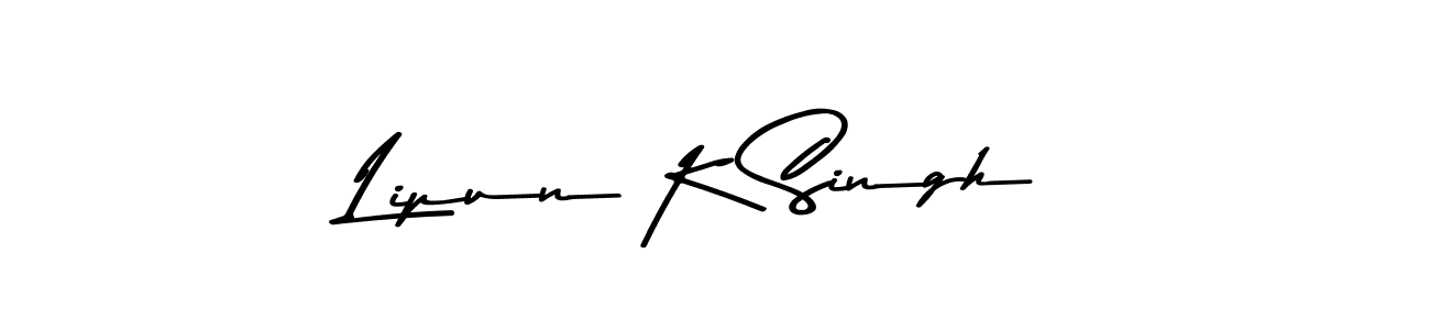 Best and Professional Signature Style for Lipun K Singh. Asem Kandis PERSONAL USE Best Signature Style Collection. Lipun K Singh signature style 9 images and pictures png