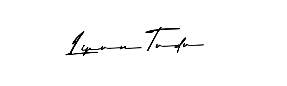 Design your own signature with our free online signature maker. With this signature software, you can create a handwritten (Asem Kandis PERSONAL USE) signature for name Lipun Tudu. Lipun Tudu signature style 9 images and pictures png