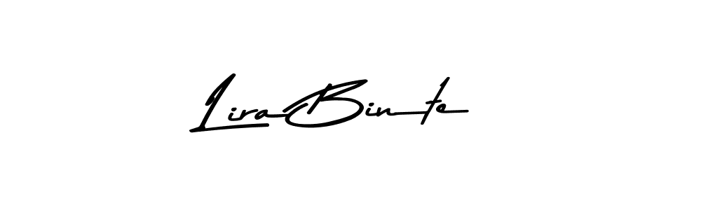 How to make Lira Binte signature? Asem Kandis PERSONAL USE is a professional autograph style. Create handwritten signature for Lira Binte name. Lira Binte signature style 9 images and pictures png