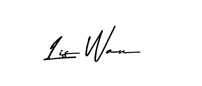 How to make Lis Wan signature? Asem Kandis PERSONAL USE is a professional autograph style. Create handwritten signature for Lis Wan name. Lis Wan signature style 9 images and pictures png