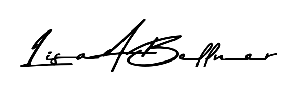 Generate high-definition signature styles for Lisa A Bellner. The Asem Kandis PERSONAL USE typeface ensures crisp legibility and sophisticated design. Lisa A Bellner signature style 9 images and pictures png