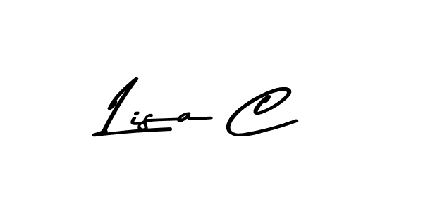 The best way (Asem Kandis PERSONAL USE) to make a short signature is to pick only two or three words in your name. The name Lisa C include a total of six letters. For converting this name. Lisa C signature style 9 images and pictures png