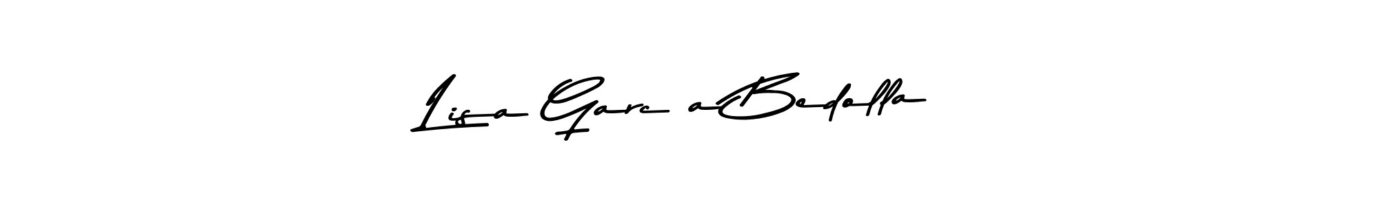 This is the best signature style for the Lisa García Bedolla name. Also you like these signature font (Asem Kandis PERSONAL USE). Mix name signature. Lisa García Bedolla signature style 9 images and pictures png